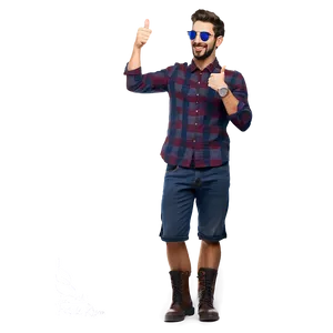 Cool Guy Thumbs Up Emoji Png Cmq PNG Image