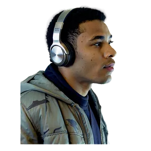 Cool Guy With Headphones Png 06252024 PNG Image