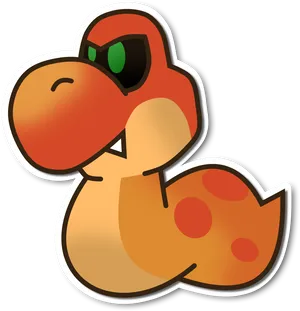 Cool_ Shades_ Dinosaur_ Sticker PNG Image