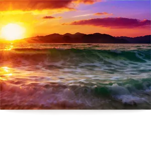 Cool Sunset Wallpaper PNG Ngd