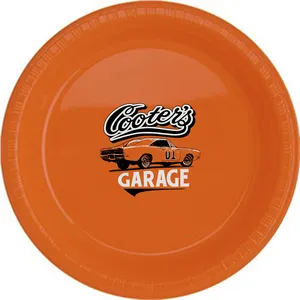 Cooters Garage Orange Frisbee PNG Image