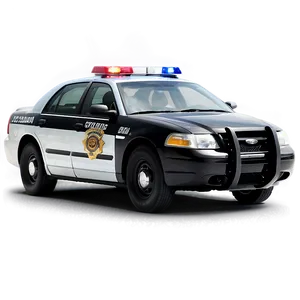 Cop Car B PNG Image