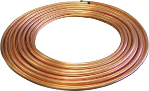 Copper Coil Wire Roll PNG Image