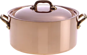 Copper Cookware Pot PNG Image