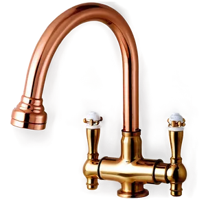 Copper Kitchen Tap Png 06262024 PNG Image