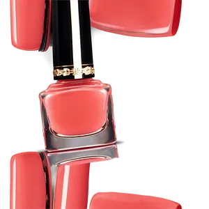 Coral Nail Polish Bottle Png Ere91 PNG Image