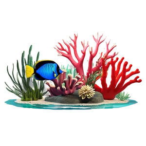 Coral Reef Scene Png 05242024 PNG Image