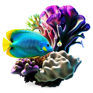 Coral Reef Scene PNG 05242024 PNG