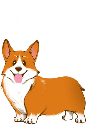 Corgi Preference Funny Quote PNG Image