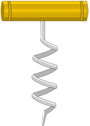 Corkscrew Vector Illustration PNG Image