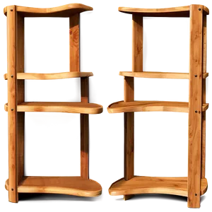 Corner Wood Shelf Layouts Png Eug PNG Image