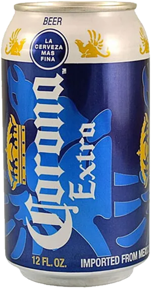 Corona Extra Beer Can PNG Image