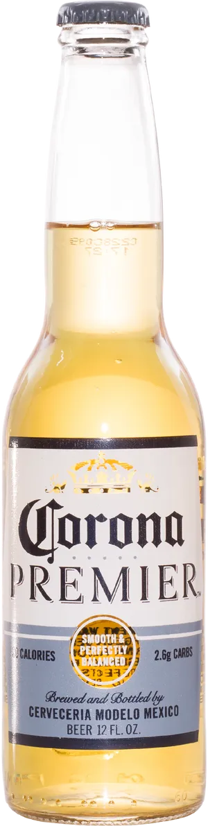 Corona Premier Beer Bottle PNG Image