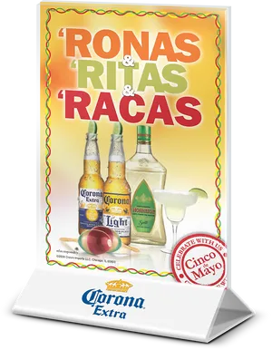 Coronas Ritas Racas Cincode Mayo Promotion PNG Image