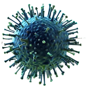 Coronavirus Sars-cov-2 Particle Png 05262024 PNG Image