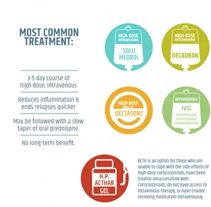 Corticosteroid Treatment Options Infographic PNG Image