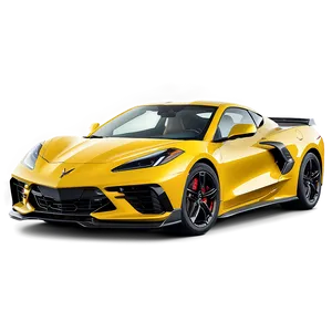 Corvette C8 In Action Png Kvg78 PNG Image