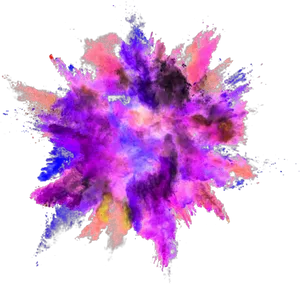 Cosmic_ Color_ Explosion PNG Image