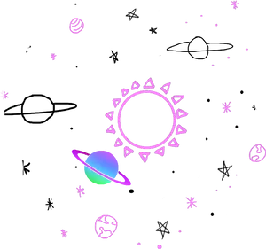 Cosmic_ Doodle_ Artwork PNG Image