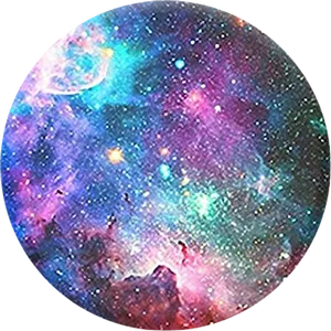 Cosmic Dreams Moon PNG Image