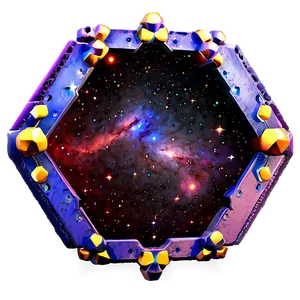 Cosmic Hexagon Constellation PNG Nvv4 PNG