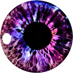 Cosmic_ Iris_ Closeup PNG Image