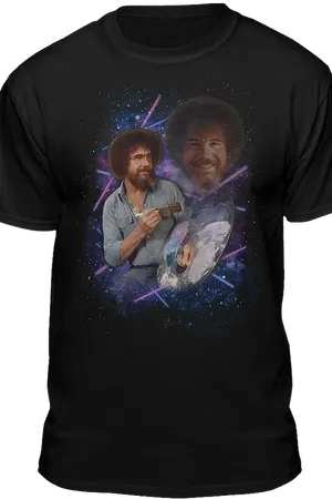 Cosmic Painters Graphic T Shirt PNG Image