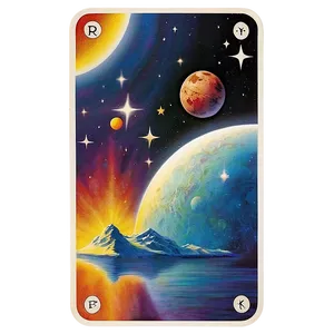 Cosmic Tarot Deck Png Mdp PNG Image