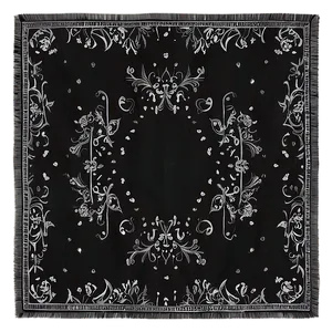 Cotton Black Bandana Png Fqa67 PNG Image