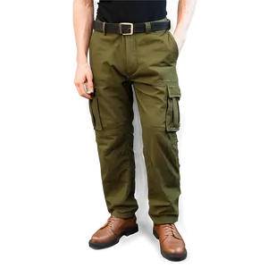 Cotton Cargo Pants Png 06132024 PNG Image