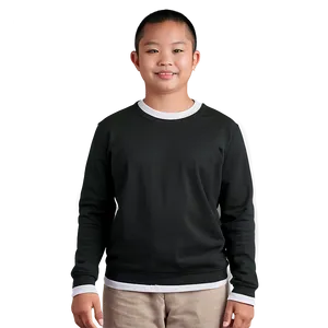 Cotton Crewneck Top Png Xgw15 PNG Image