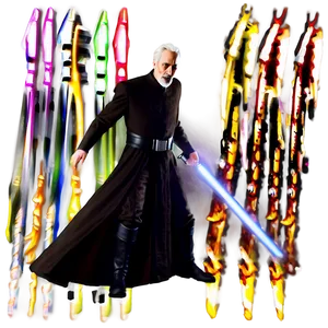 Count Dooku Final Duel Png Atd PNG Image