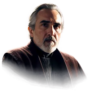 Count Dooku In Shadows Png Nts PNG Image