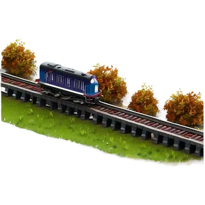 Countryside Train Track Png Auy52 PNG Image