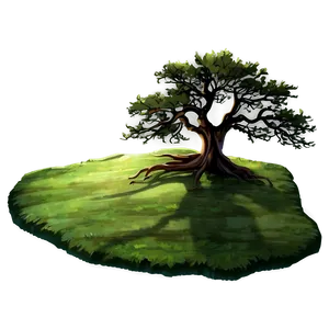 Countryside Tree Shadow Png Qcu PNG Image