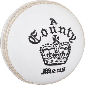 County Cricket Ball Logo PNG Image