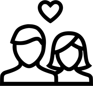 Couple In Love Icon PNG Image