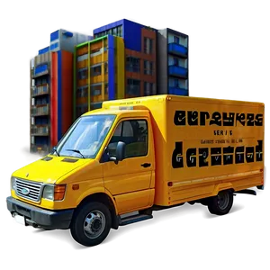 Courier Service Truck Png 93 PNG Image