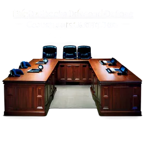 Courtroom Defense Table Png Fwx PNG Image