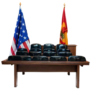 Courtroom Flag Display Png Ysx PNG Image