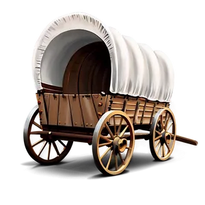 Covered Wagon Illustration Png 06292024 PNG Image