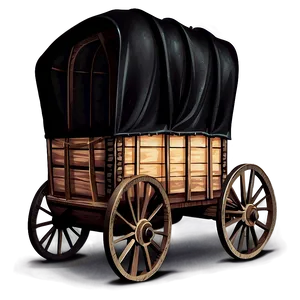 Covered Wagon Illustration Png 43 PNG Image