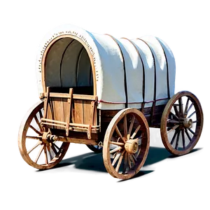 Covered Wagon Journey Artwork Png 32 PNG Image