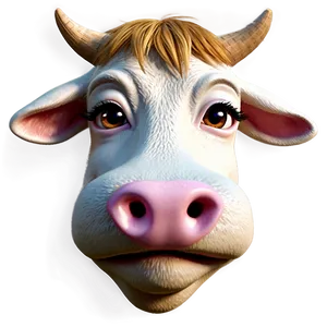 Cow Face Emoji Png 55 PNG Image