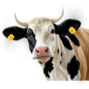 Cow Face Profile Png Fxw PNG Image