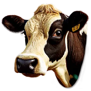 Cow Head Illustration Png Rwi20 PNG Image