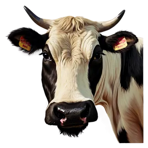 Cow Head Silhouette Clipart Png Vch95 PNG Image