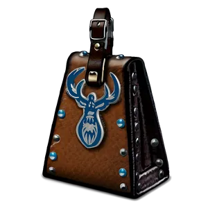 Cowbell With Leather Strap Png Pdf PNG Image