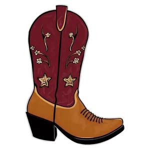 Cowboy Boot Illustration Png Nuc57 PNG Image