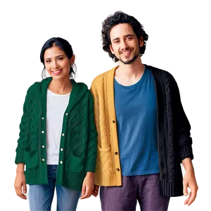 Cozy Cardigan Selection Png 92 PNG Image